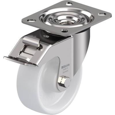 Blickle LEX-PO 100XR-FI Zwenkwiel met rem Wieldiameter: 100 mm Draagvermogen (max.): 150 kg 1 stuk(s)