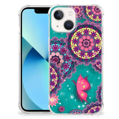 iPhone 13 mini Back Cover Cirkels en Vlinders iPhone 13 mini Back Cover Cirkels en Vlinders