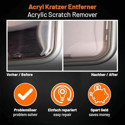 QUIXX polierpastenset "acryl-kratzer-entferner " xerapol polishing compoun tube 50 gr.