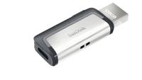 Sandisk Ultra Dual Drive USB Type-C USB flash drive 128 GB USB Type-A / USB Type-C 3.2 Gen 1 (3.1 Gen 1) Zwart, Zilver - thumbnail