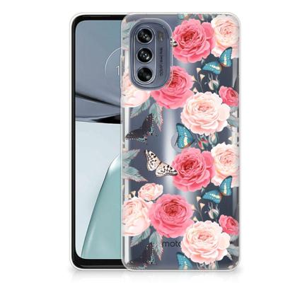 Motorola Moto G62 5G | TPU Case | Butterfly Roses Motorola Moto G62 5G | TPU Case | Butterfly Roses