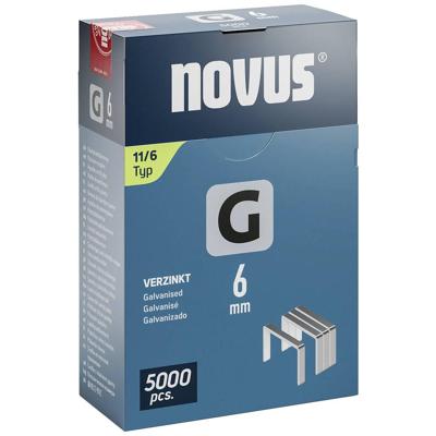 Novus Tools 042-0795 Nieten met plat draad Type 11 1200 stuk(s) Afm. (l x b) 6 mm x 10.6 mm