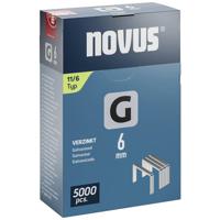 Novus Tools 042-0795 Nieten met plat draad Type 11 1200 stuk(s) Afm. (l x b) 6 mm x 10.6 mm - thumbnail