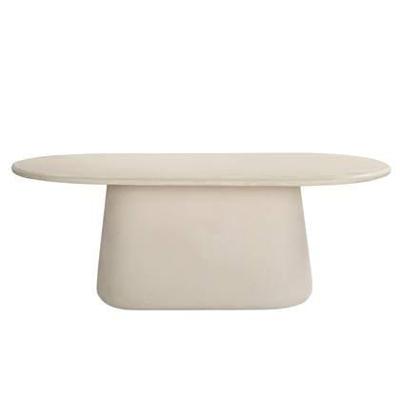 Giga Meubel - Eettafel Ovaal - Betonlook - 240cm - Tafel Romy Giga Meubel - Eettafel Ovaal - Betonlook - 240cm - Tafel Romy