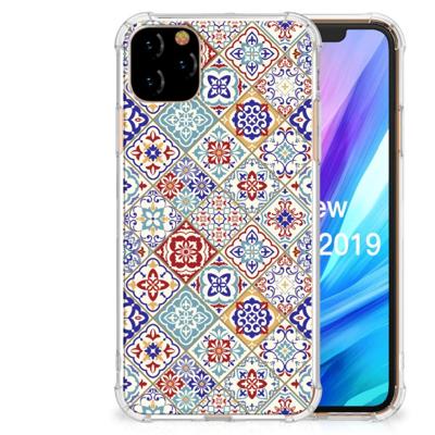 Apple iPhone 11 Pro Max Anti-Shock Hoesje Tiles Color Apple iPhone 11 Pro Max Anti-Shock Hoesje Tiles Color