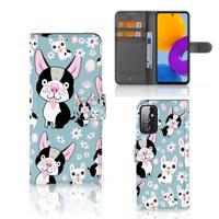 Samsung Galaxy M52 | Telefoonhoesje | Met pasjeshouder | Hondjes - thumbnail