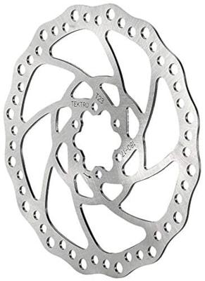 Tektro schijfrem rotor tr180-17 ø180/2.3mm, zilver