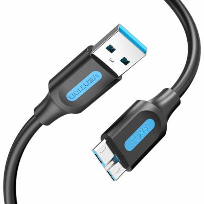 USB-kabel Vention COPBG 1,5 m Zwart (1 Stuks) USB-kabel Vention COPBG 1,5 m Zwart (1 Stuks)