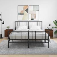 Nachtkastjes 2 st 40x35x47,5 cm bewerkt hout bruin eikenkleur - thumbnail