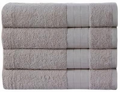 Good Morning Handdoeken set van 4 "Uni" - Beige - (50x100 cm) - Katoen Good Morning Handdoeken set van 4 "Uni" - Beige - (50x100 cm) - Katoen