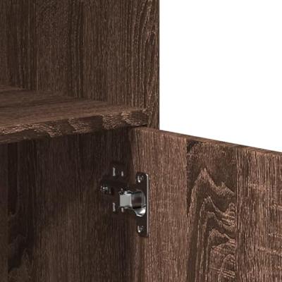 Rolkast 55x40x91 cm bewerkt hout bruin eikenkleurig Rolkast 55x40x91 cm bewerkt hout bruin eikenkleurig