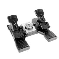 Logitech Saitek Pro Flight Rudder Pedals for PC pedalen - thumbnail