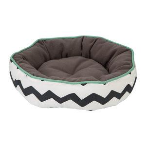 Beeztees mukke - kattenmand - zwart/wit - 45x45x12 cm