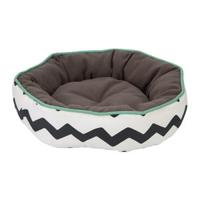 Beeztees mukke - kattenmand - zwart/wit - 45x45x12 cm - thumbnail