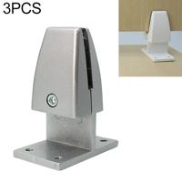 3 STKS T vorm aluminiumlegering Office Desktop scherm Fixing clip partitie clip (zilver) - thumbnail