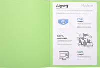 Exacompta dossiermap Forever 180, ft A4, pak van 100, vert - thumbnail