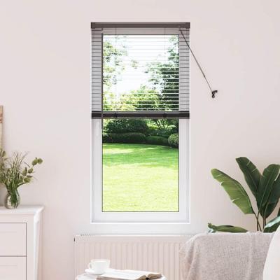 VidaXL Venetiaanse jaloezieën zwart 130 x 60 cm aluminium