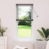 VidaXL Venetiaanse jaloezieën zwart 130 x 60 cm aluminium - thumbnail