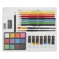 Creative Craft Group Aquarel art verf- en tekenset, 34dlg. - thumbnail