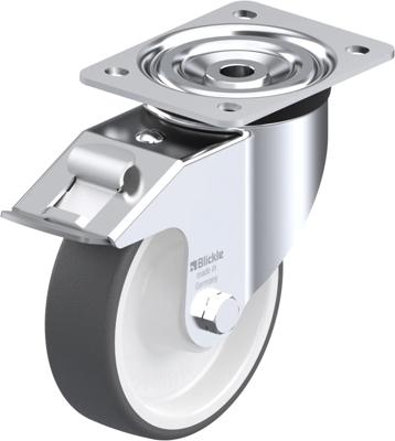 Blickle L-POTH 150R-FI Zwenkwiel met rem Wieldiameter: 150 mm Draagvermogen (max.): 400 kg 1 stuk(s)