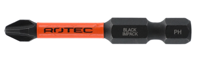 Rotec IMPACT Schroefbit PH 2 | L=50 | E6.3 | BASIC | 2 stuks - 817.01022