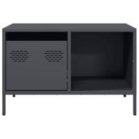 Salontafel 68,5x50x43,5 cm koudgewalst staal antracietkleurig - thumbnail