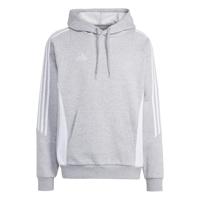 adidas Tiro 24 Sweat Hoodie Lichtgrijs Wit - thumbnail