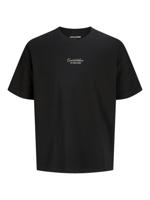 Jack & Jones Jjart Print Tee Ss Crew Neck Print T-shirts 4889251 Black - thumbnail
