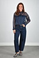 Weekend Max Mara blouse Colomba 004 navy - thumbnail