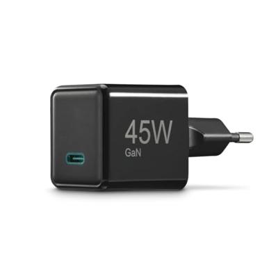 Hama Fast Charger USB-C PD/QC/GaN Super-Mini Charger 45 W Oplader Zwart