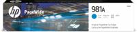 HP 981A originele cyaan PageWide cartridge - thumbnail