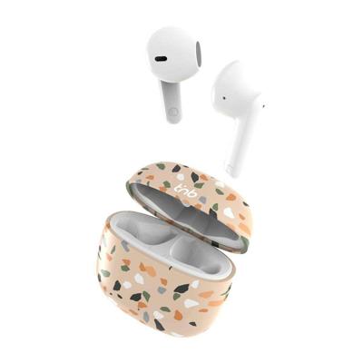 T'nB - Draadloze Hoofdtelefoon Oortjes, Exclusieve Collectie, Batterijduur van 15 uur, Modieus Design, Touch-bediening voor Volumeregeling - Beige