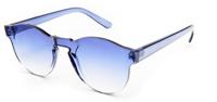 Kost zonnebril Trendy dames panto blauw (19 048) - thumbnail