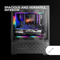 Mars Gaming MC-SE2 Mini Tower Zwart - thumbnail