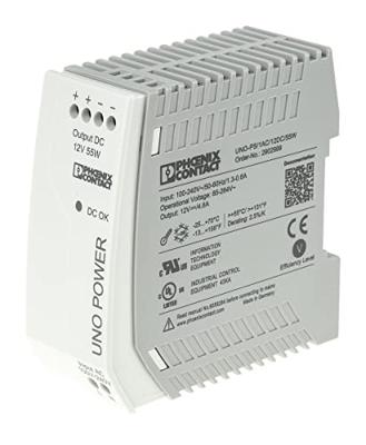 Phoenix Contact UNO-PS/1AC/12DC/55W DIN-rail netvoeding 12 V/DC 4.6 A 55 W Aantal uitgangen:1 x Inhoud 1 stuk(s) Phoenix Contact UNO-PS/1AC/12DC/55W DIN-rail netvoeding 12 V/DC 4.6 A 55 W Aantal uitgangen:1 x Inhoud 1 stuk(s)
