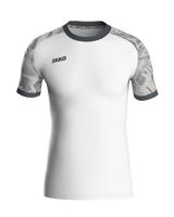 JAKO 4224 Shirt Iconic Km - Wit/Zachtgrijs/Antra Light - M - thumbnail