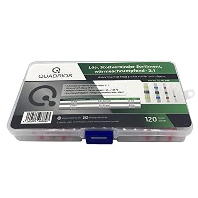 Quadrios 2011C396 Stootverbinder 0.25 mm² 6 mm² Volledig geïsoleerd Wit, Rood, Blauw, Geel 120 stuk(s) Quadrios 2011C396 Stootverbinder 0.25 mm² 6 mm² Volledig geïsoleerd Wit, Rood, Blauw, Geel 120 stuk(s)