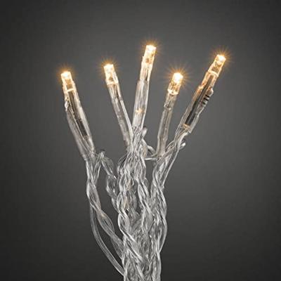 Konstsmide 6350-823 Micro-lichtketting Binnen werkt op het lichtnet Aantal lampen 10 LED Barnsteen Verlichte lengte: 0.63 m