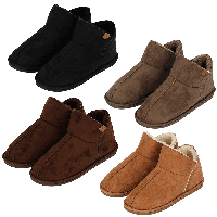 Apollo Pantoffels Heren Boots Suede Cognac-45/46 - thumbnail