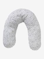 Borstvoedingskussen + beschermhoes Bio Collection ivoorwitte plantaarige bedrukk - thumbnail