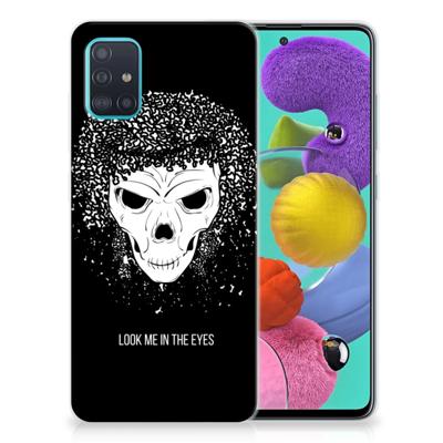 Silicone Back Case Samsung Galaxy A51 Skull Hair Silicone Back Case Samsung Galaxy A51 Skull Hair