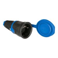 Plug-in basis Solera 57 250 V Met deksel Zwart 4,8 mm 16 A IP54 - thumbnail
