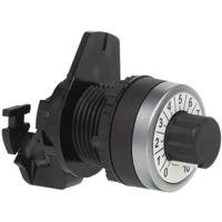 BACO 223989 L21RP03 Potentiometeraandrijving Kunststof frontring, Verchroomd Zwart, Chroom 1 stuk(s) - thumbnail