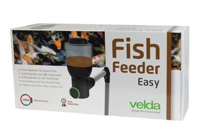 Velda Fish Feeder Easy - Automatische Vijvervoeder 4x/dag, Instelbare Voerkorrels - thumbnail