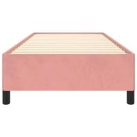 Bedframe fluweel roze 80x200 cm - thumbnail