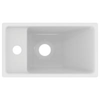 Ideal Standard Tempo fontein 37x21cm kraangat links zonder overloop keramiek wit e211301 - thumbnail