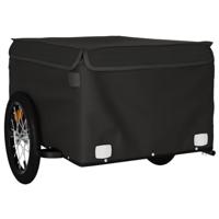 Fietstrailer 45 kg ijzer zwart - thumbnail