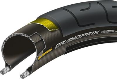 Continental grand prix racefietsband 700x25c zwart