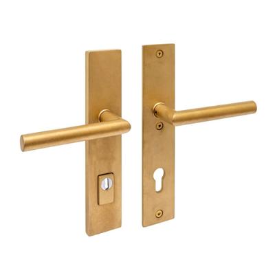 Intersteel AchterdeurbeslagJura PC 92mm messing getrommeld - 0011.396449