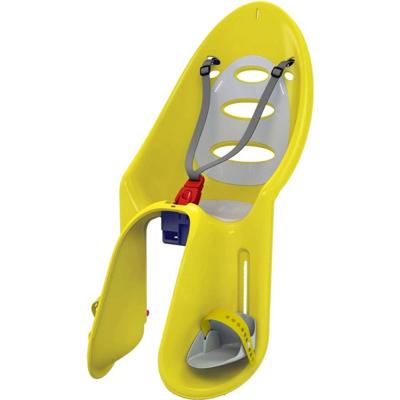 OK Baby fietszitje achter Eggy geel/grijs